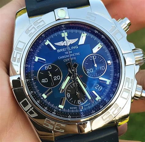 breitling tachymeter ab0110|breitling chronomat b01.